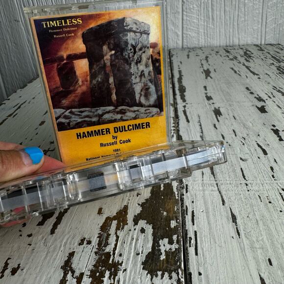Hammer Dulcimer Timeless by Russell Cook Wood N' Strings Cassette Tape Vintage - Picture 6 of 6